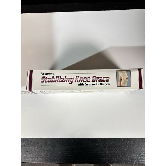 FLA ORTHOPEDICS Stabilizing SM Knee Brace w/Composite Hinges Beige New in Box - Picture 4 of 16